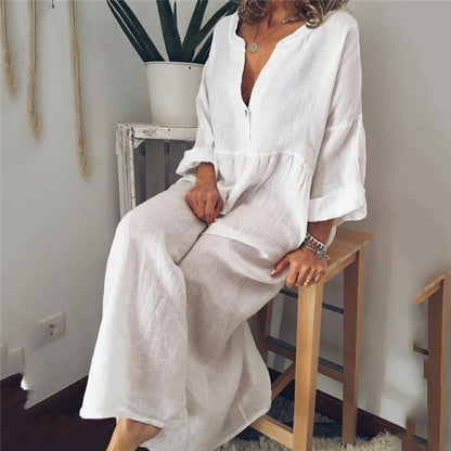 Robe longue ample pour femme