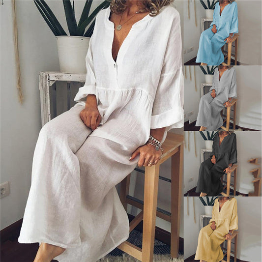 Robe longue ample pour femme