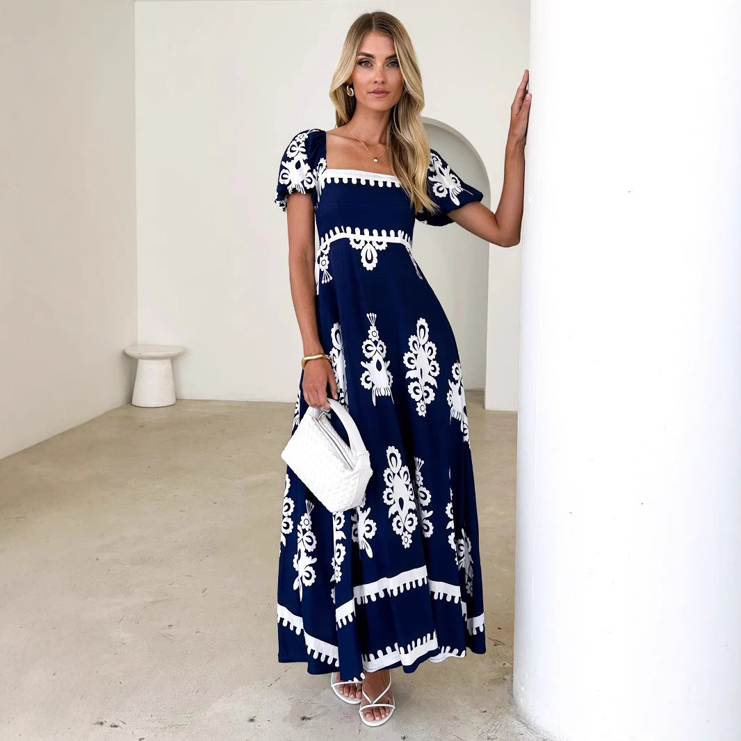 Robe brodée pour femme
