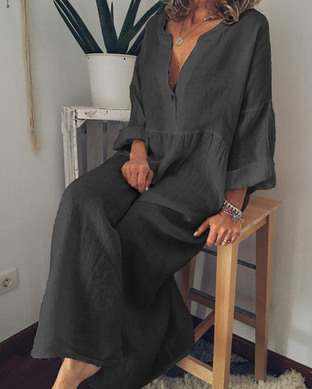 Robe longue ample pour femme