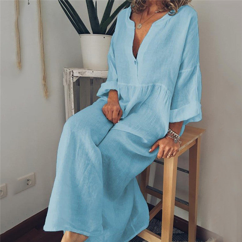 Robe longue ample pour femme