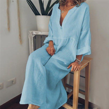 Robe longue ample pour femme
