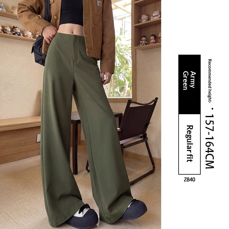 Pantalon large coupe slim silhouette printemps