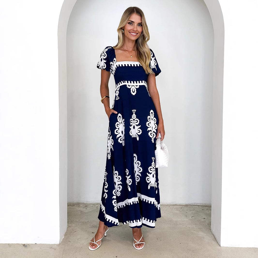 Robe brodée pour femme