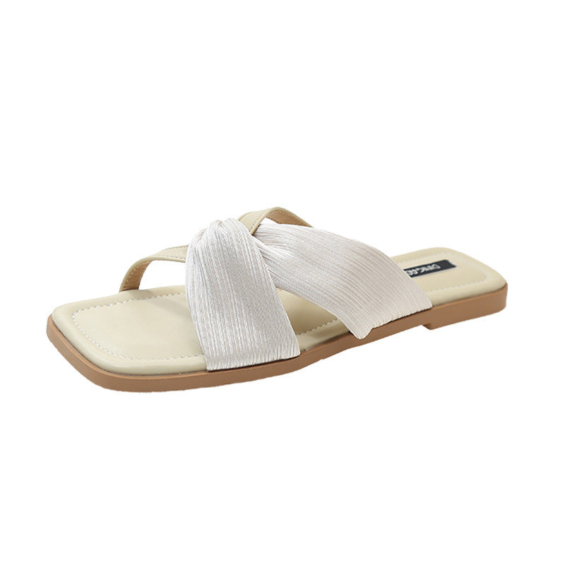 Sandales de plage style français pour femmes
