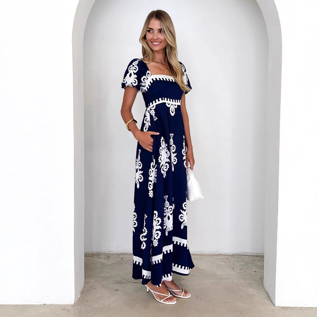 Robe brodée pour femme