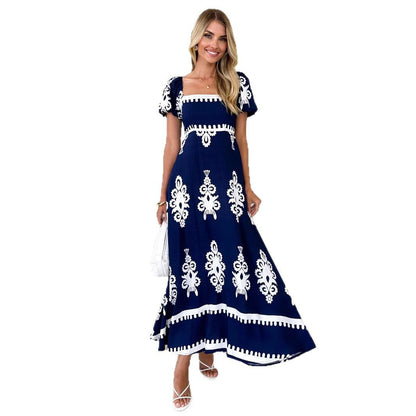 Robe brodée pour femme